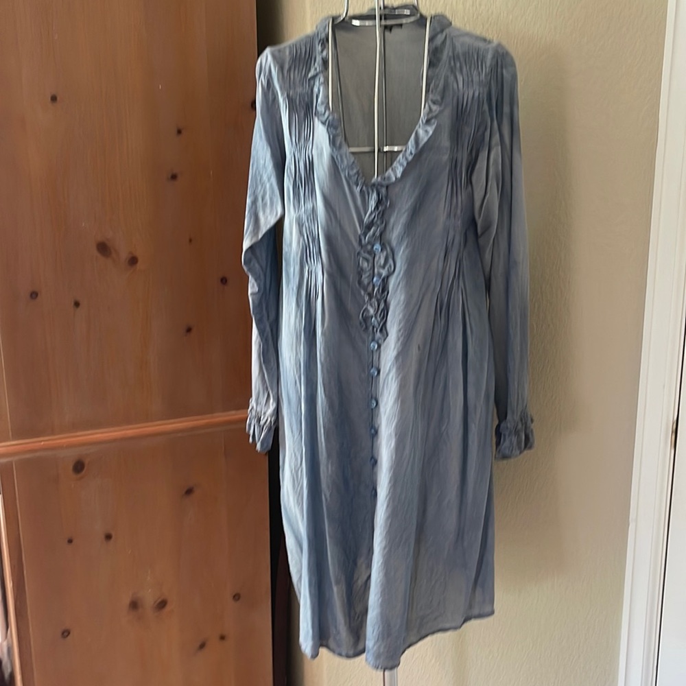 Elegant Blue Women's Dress